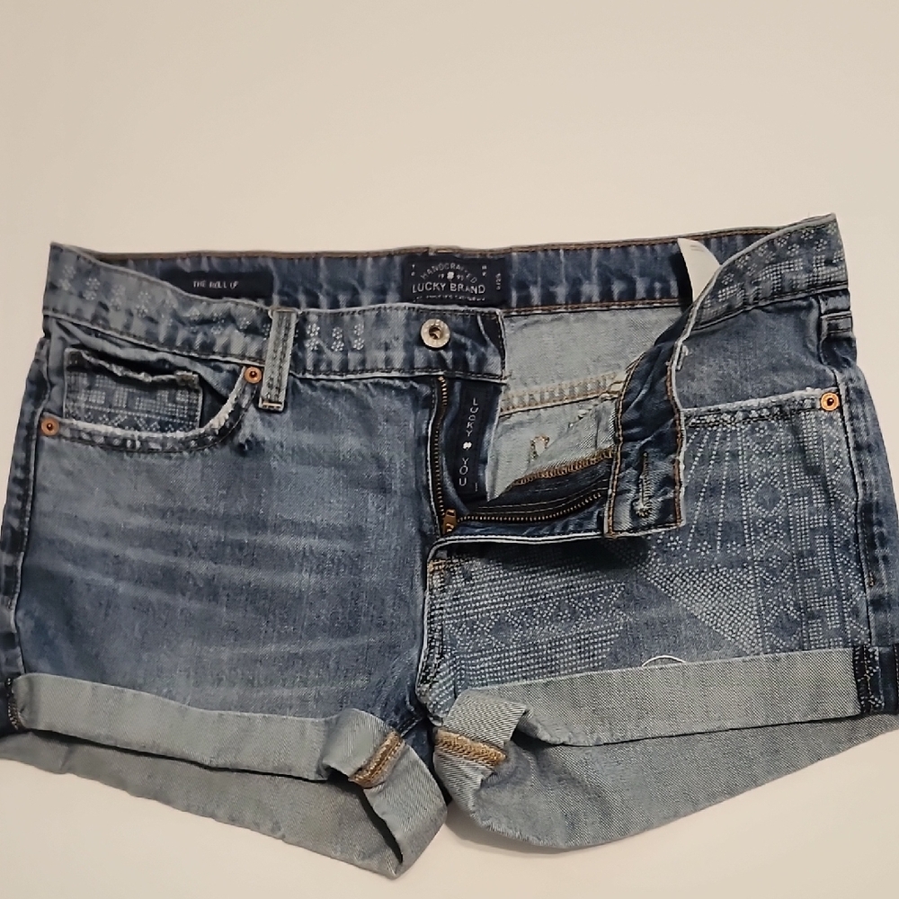 Lucky Brand The Roll Up Jean Shorts